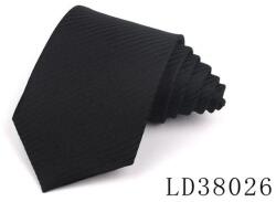 Maria King Vékony férfi nyakkendő, fekete csíkos (WNY110)