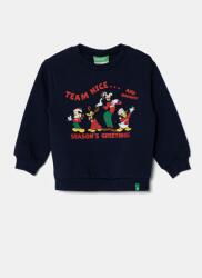 Benetton felső sötétkék, nyomott mintás, 3J73G10GN - sötétkék 90