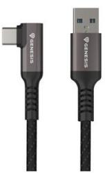 NATEC Кабел, Genesis Cable USB-C(M)->USB-A(M) 3.1 GEN 1, 5GB/S PD15W VR, 3m, Black (NVC-2220)