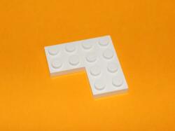 LEGO® 2639c1 - LEGO fehér lap 4 x 4 méretű, sarok (2639c1)