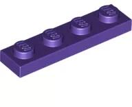 LEGO® 3710c89 - LEGO sötétlila lap 1 x 4 méretű (3710c89)