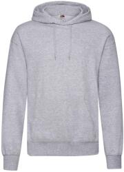 Fruit of the Loom Férfi klasszikus egyszínű kapucnis pulóver 4XL szürke