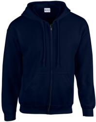 Gildan Unisex felnőtt nehéz keverék teljes cipzáras kapucnis pulóver 2XL kék