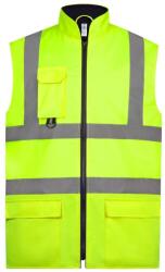 Yoko Férfi sima HiVis testmelegítő M sárga