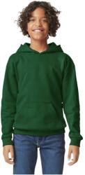 Gildan Gyermekek/gyerekek Softstyle Plain Fleece Midweight kapucnis pulóver L/XL vörös|zöld
