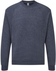 Fruit of the Loom Férfi klasszikus Raglan pulóver 2XL kék