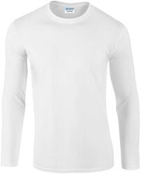 Gildan Unisex felnőtt Soft Touch hosszú ujjú póló 2XL fehér