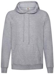Fruit of the Loom Férfi könnyű pulóver kapucnis pulóver 2XL szürke