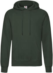 Fruit of the Loom Férfi klasszikus kapucnis kapucnis pulóver 2XL zöld