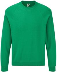 Fruit of the Loom Férfi klasszikus Raglan pulóver S zöld