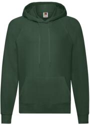 Fruit of the Loom Férfi könnyű pulóver kapucnis pulóver 2XL zöld