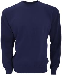 SG Lighting Férfi hosszú ujjú Crew nyakú pulóver Top 4XL kék