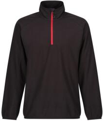 Regatta Férfi Navigate Half Zip Fleece 3XL fekete|vörös