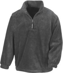 RESULT Béleletlen aktív 1/4 Zip AntiPilling gyapjú felső 2XL szürke