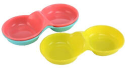  Castron dublu din pvc 14 x 12 x 3 cm