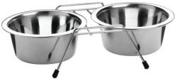  Suport inox cu 2 castroane x 0, 40 litri