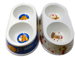  Castron dublu oval melamina 24/14/6 cm