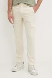 Pepe Jeans nadrág SLIM CARGO POPLIN férfi, bézs, cargo, PM211770 - bézs 34