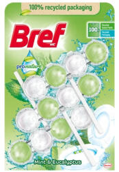 Bref ProNature Mint & Eucalyptus környezetbarát WC-frissítő és WC-illatosító blokk triopack - 3x50 g