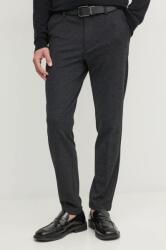 HUGO BOSS nadrág férfi, fekete, testhezálló, 50530871 - fekete 48