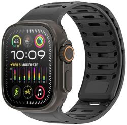  DUX DUCIS szíj CS mágneses szilikon Apple Watch 42/44/45/46/49mm szürke