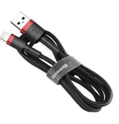 Baseus Cablu Date si Incarcare Baseus USB-A - Lightning Cafule 18W 1m Rosu - itgalaxy - 19,99 RON