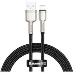 Baseus Cablu Date si Incarcare Baseus USB-A - Lightning Cafule 18W 1m Auriu