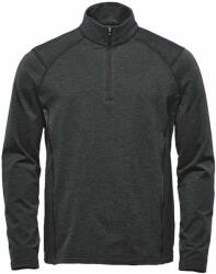 STORMTECH Férfi Treeline negyedcipzáras pulóver XL barna|fekete|zöld - decathlon - 28 890 Ft