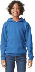 Gildan Gyermekek/gyerekek Softstyle Plain Fleece Midweight kapucnis pulóver L/XL kék