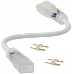 Ecolight Hosszú kétoldalas csatlakozó kábellel LED szalaghoz 230V 6W + Forks (ECOTAS3050)