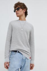Superdry pamut pulóver könnyű, szürke - szürke XL