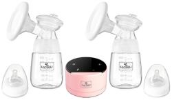 Lorelli Двойна електрическа помпа за кърма Lorelli - Daily Comfort, Pink & Black (10220590004) - baby