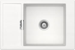 SCHOCK Schock Mono D-100XS konyhai mosogatótálca Cristadur Polaris 780 x 510 mm, gránit kompozit, megfordítható, hagyományos beépítés, hófehér (MOND100XPOLA)