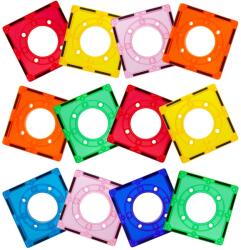 PicassoTiles Constructor suplimentar Picasso Tiles - Pentru Roley magnetic, 12 piese (PTE07) Jucarii de constructii magnetice