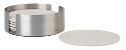 Blomus Poháralátét LARETO, 6 db szett, krém, Blomus (64065)