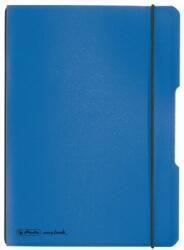 Herlitz Caiet My Book Flex A5, 40 File, Matematica, Albastru cu Elastic, Negru (HRZ-9469130)