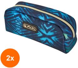 Pelikan Set 2 x Penar Tip Etui, 1 Compartiment, Motiv New Batik Fearless (REH-2xHRZ-50043880)