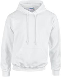 Gildan Unisex felnőtt nehéz keverék kapucnis pulóver M fehér