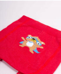  Yo! Club pamut harisnyanadrág fiú (80-86) - piros/szuperhős maci