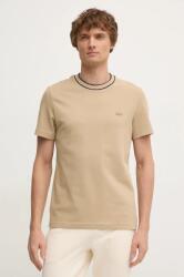 Lacoste t-shirt barna, férfi, sima, TH8174 - barna S