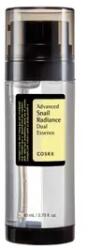 COSRX Advanced Snail Radiance Dual Essence 2 az 1-ben rugalmasító és ragyogásfokozó szérumesszencia