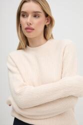 Calvin Klein gyapjúkeverék pulóver női, bézs, K20K207415 - bézs L