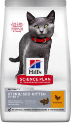 Hill's Science Plan HILL'S Science Plan Kitten Sterilised, Pui, hrană uscată pisici junior sterilizate, 300g