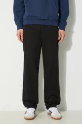 Norse Projects nadrág Aros Regular Organic férfi, fekete, egyenes, N25.0368. 9999 - fekete 32/32
