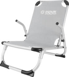 Escape Scăunel de Plajă Aluminiu cu Spătar Înalt Alb 15583 (15583)