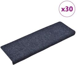 vidaXL 30 db kék öntapadó lépcsőszőnyeg 65x21x4 cm (3365696) - pepita