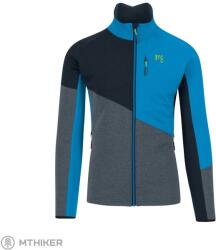 Karpos Federa teljes cipzáras pulóver, sötét palaszürke/fekete/dívakék (S)