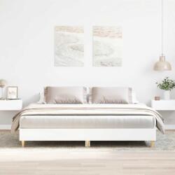 vidaXL fehér szerelt fa ágykeret matrac nélkül 200 x 200 cm (3328699)