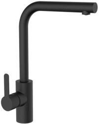 StrongSinks 496354 - StrongSinks S3 Ipoly rozsdamentes csaptelep L-alakú, matt fekete (496354)