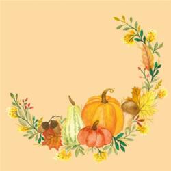PPD Pumpkin Flair papírszalvéta 33x33cm, 20db-os